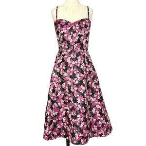 NWOT Kate Spade Glitter Floral Jacquard Sweetheart Mini Dress, 2